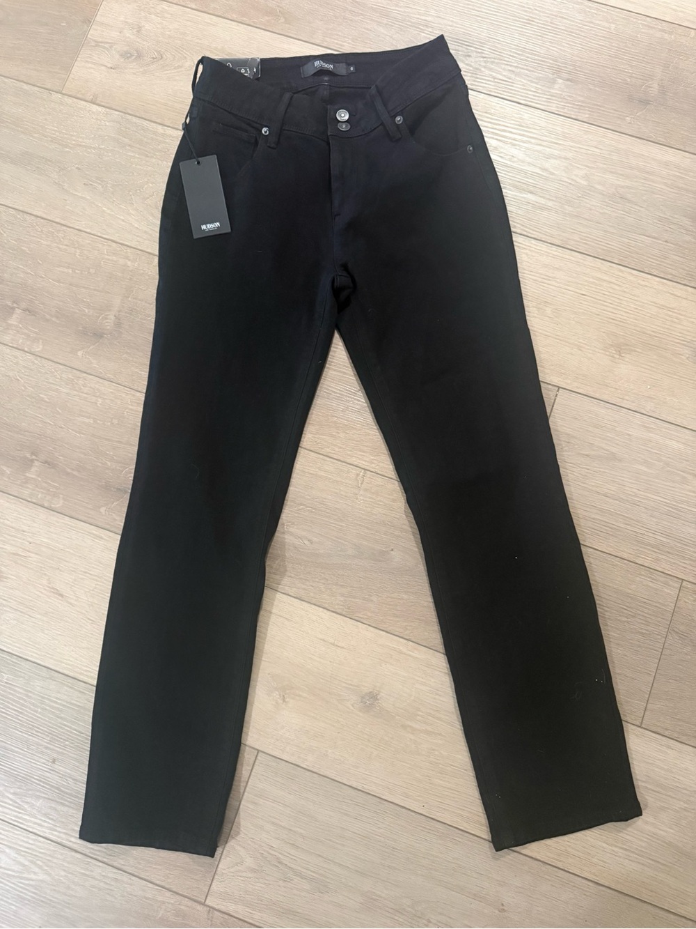 Women's Hudsron Jeans NWT Black Skinny Size 28 Premium Denim Los Angeles NWT
